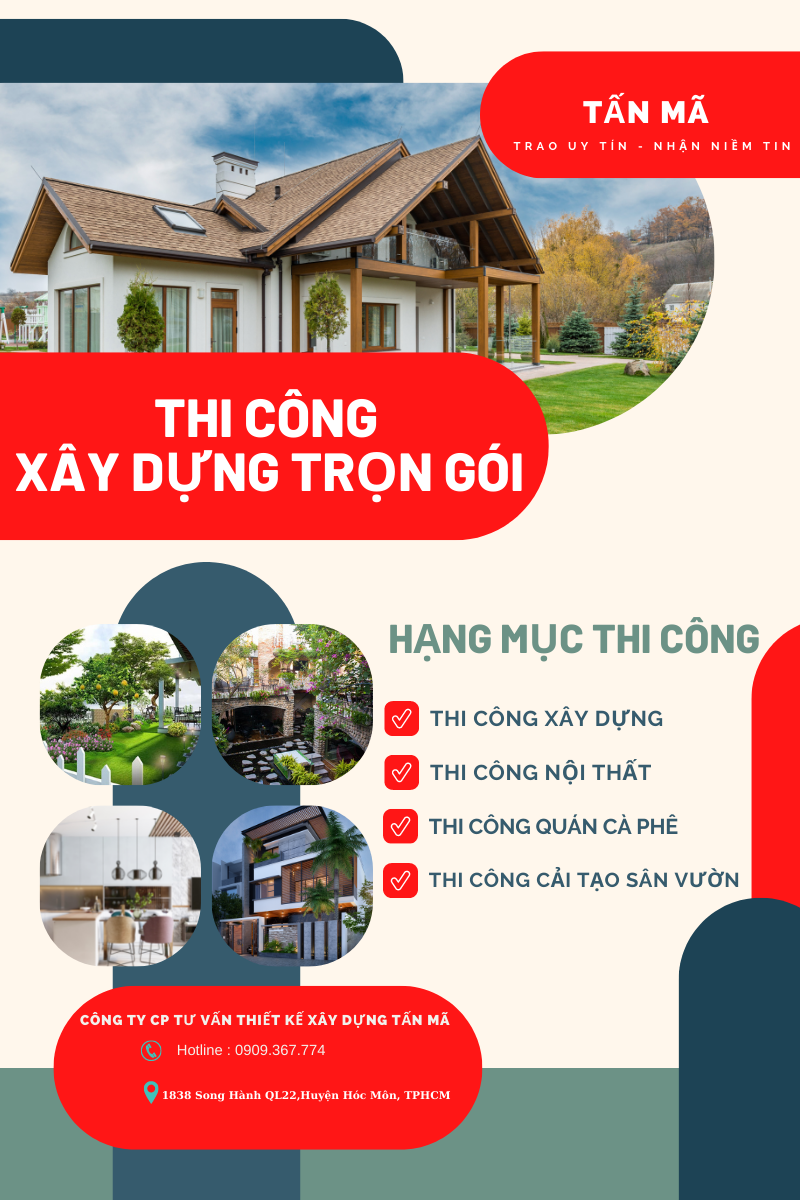 công ty thầu xây dựng trọn gói tphcm