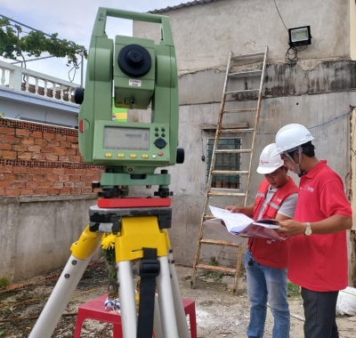 Đo đạc - cắm ranh mốc Hóc Môn
