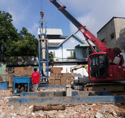 Vì sao cần phải ép cọc bê tông khi xây nhà??